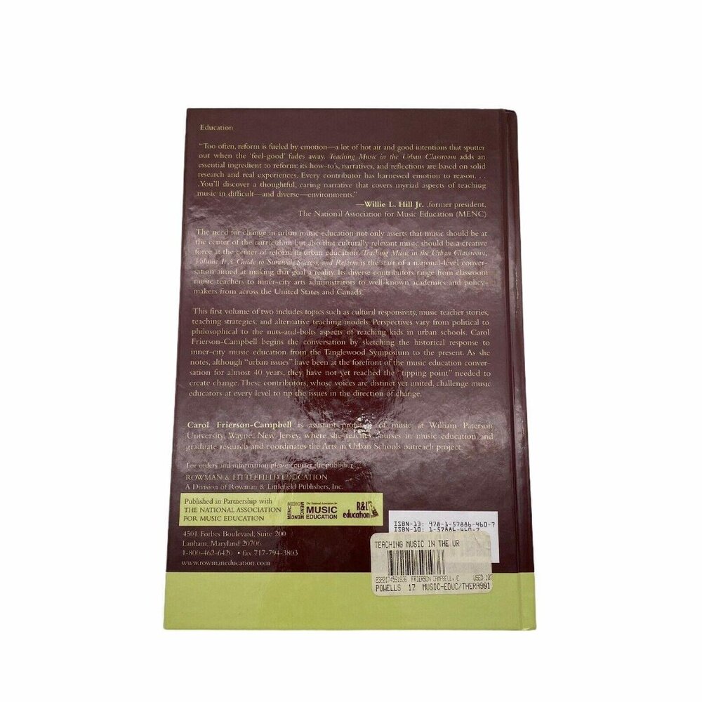 NEW Teaching Music in the Urban Classroom, Volume 1, Frierson-Campbell, Carol. - Picture 5 of 7